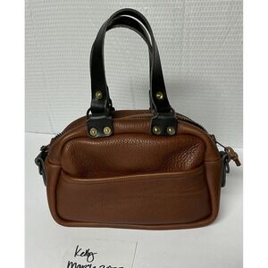 Go Forth Goods (GFG) Mini Hoffman Leather Saddle W/ Black Bag Handles/Crossbody